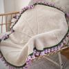 Handmade Wool Diy Bouquet Blanket Crochet Blanket Gift For Mother,Girlfriend,Sofa Blanket Surprise Flower Bouquet