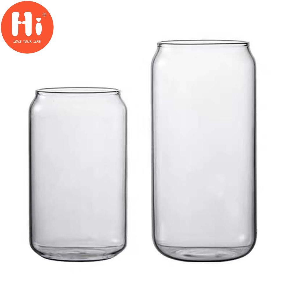 Hi Kitchen s rukojetí pro džus Nádobí na pivo Whisky Skleněný šálek Čajový šálek Plechovka Skleněný hrnek na kávu