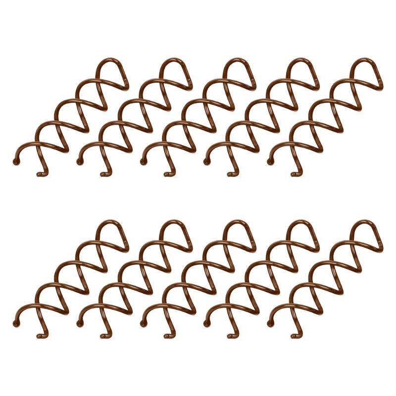 Permanent Metal Twist Hair Screws Set of 10 for Elegant Buns Braids Twist Hairstyles Women Girls Not Slip Hair Clamps