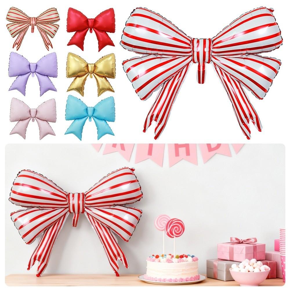 Cute Multi-purpose Bow Balloon Ins Style Large Size Foil Balloon Lightweight Matte Balloon Gender Reveal