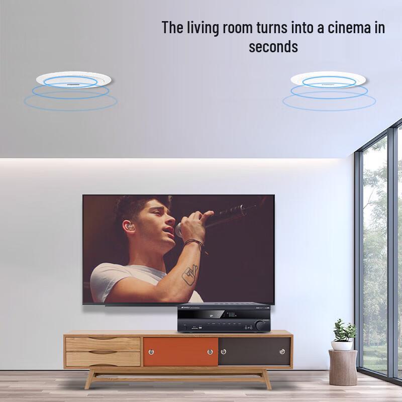 SANSUI T2 Home Theater Ceiling Speaker System CN Plug (adapter Included)