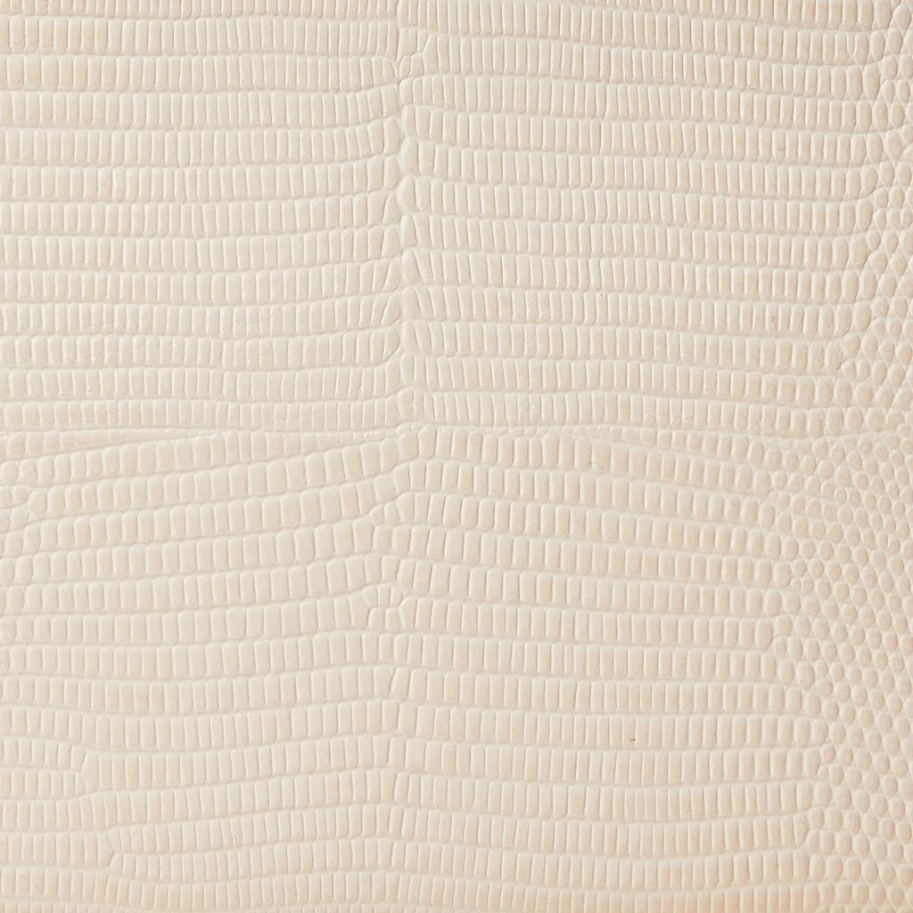 Italian leather lizard embossed long wallet LUCIA pale beige [Topkapi] women's