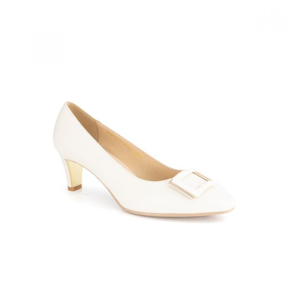 

Kumkang Women S Square Decoration dreSS ShoeS Renpuc5782k9 225/white