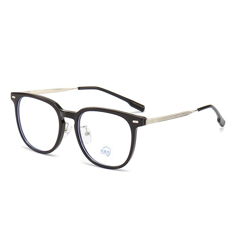 New Glasses Frame Luxury  Design Tea Color Women Anti Blue Light Eyeglasses Camping Cycling Fishing Men Retro Eyewear Frame