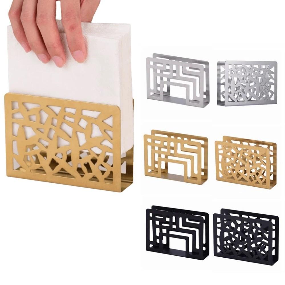 Rustproof Napkin Container Heavy Duty Napkin Storage Rack Exquisite Napkin Stand Home Restaurant
