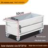 304 Stainless Steel Mobile Multi-purpose Tank