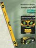 Mini Magnetic Aluminum Bubble Level - High Precision, Solid Anti-Drop Design for Household Use