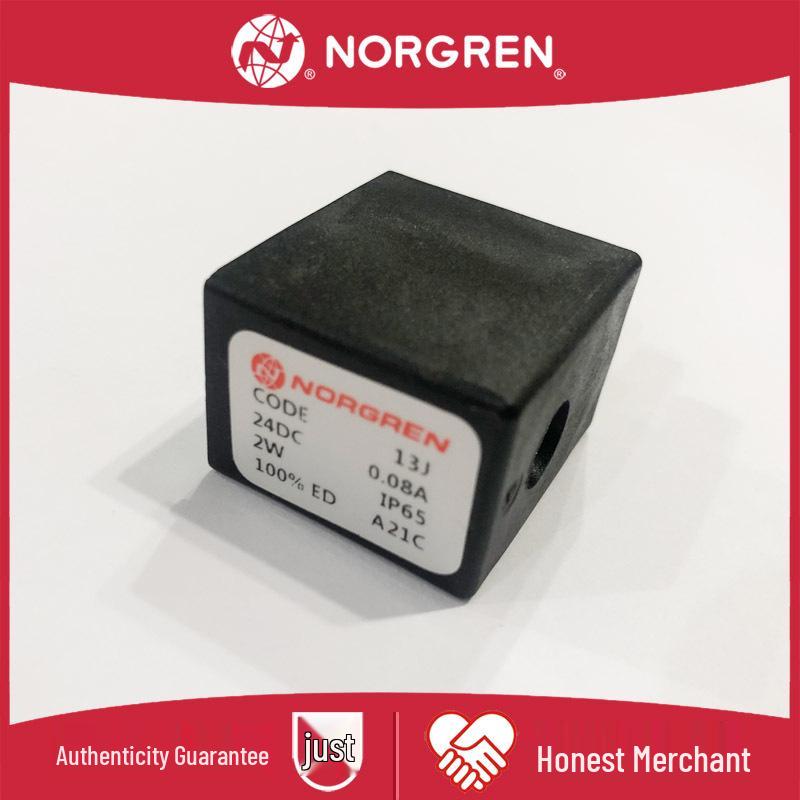 

Norgren 13J Coil, 24V DC, 0.08A, 2W, IP65