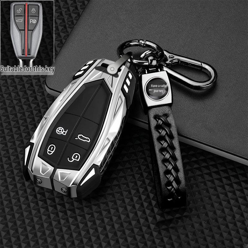 2022 Hongqi HS5/HS7/H9 Qixiang Edition Men's Mecha Key Case Cover