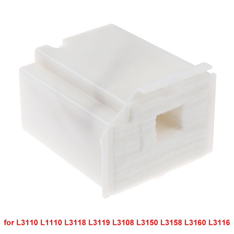 Tintahordó gyűjtődoboz L1250 L3110 L3158 L3160 L3210 L3250 L1110 nyomtatóhoz Karbantartó doboz Hulladéktinta párna Szivacs Tinta tartály