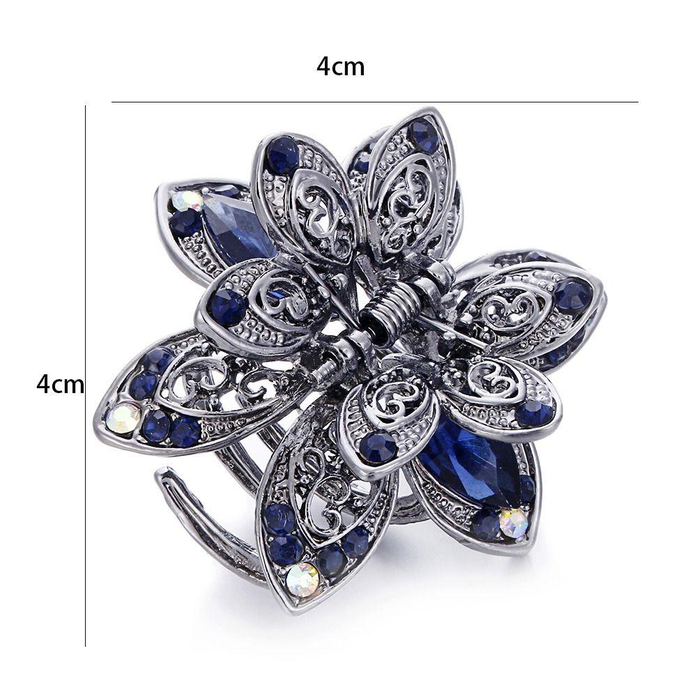 Jewelry Crystal Hair Clip Alloy Styling Tool New Rhinestones Hair Clips  Women