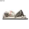 Statua in Gesso di Ares e il Cinghiale Decorazione da Scrivania Ornamenti Personaggi Scultura Schizzo Pratica Colorazione Strumento Didattico