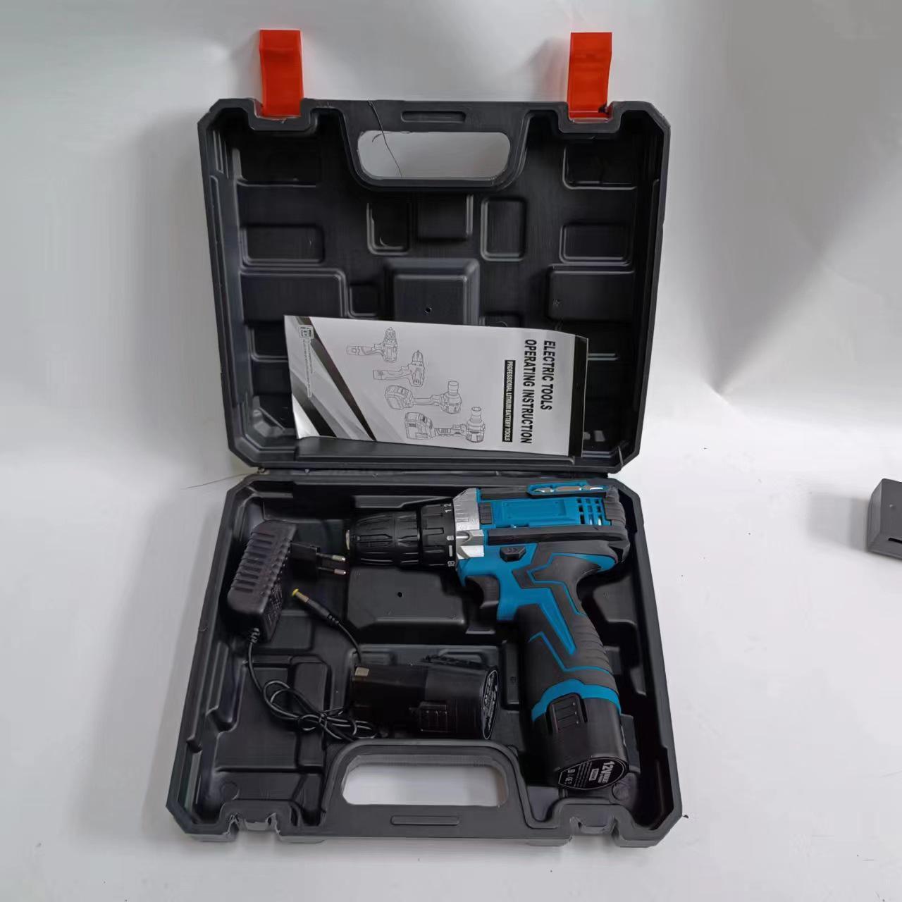 

12V Аккумуляторная литиевая дрель с двумя скоростями и многофункциональная электрическая отвертка для бытового использования