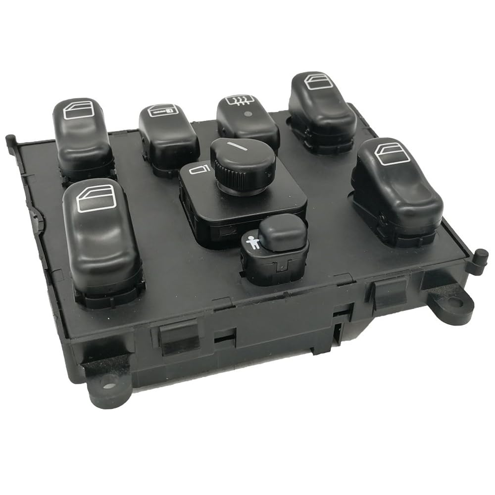 

Amrxuts 1638206610 Power Window Switch Master Control Switch Door Controls for 1998-2003 Mercedes Benz ML320 1999-2001 ML430 2002-2003 ML500