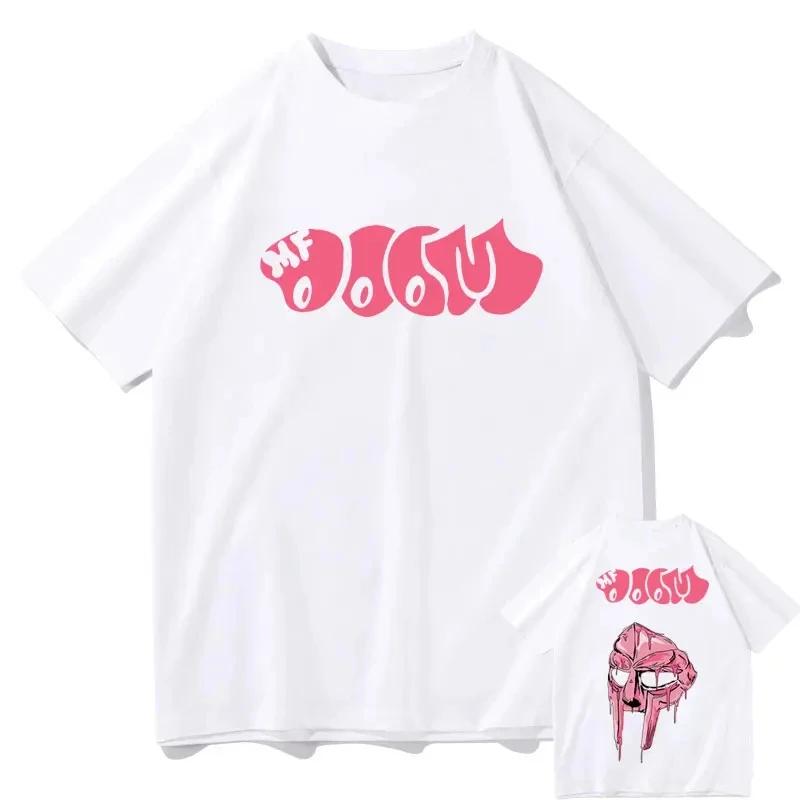 Singer Mf Doom Madlib Madvillain Double Sided Graphic Tshirt Tops Male Hip Hop T ShirtUnisex FleeceT-shirts Fashion