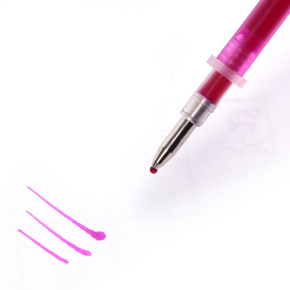 10Pcs Novelty Heat Erasable Refill Pens Disappearing High Temperature Marker Pen For Patchwork Fabric PU Leather Mark Tool