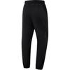 Li Ning Fitness Series Solid Color Mid Waist Comfortable Breathable Cuffed Sports Long Pants Men bottoms Black AYKU521-1
