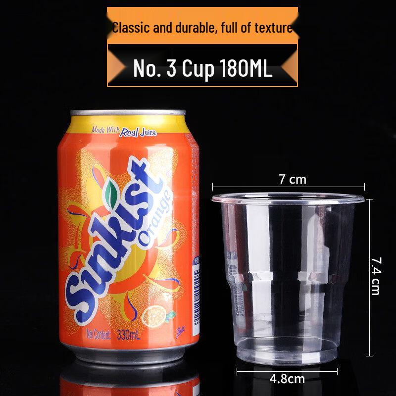 Premium Thickened Disposable Hard Plastic Cups