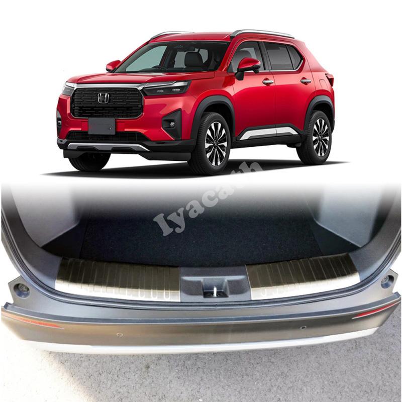 For HONDA WR-V WRV DG5 Series 2024 2025 Rear Bumper Foot Plate Trunk Door Sill Guard Protector Cover Car Rear Trunk Sill Cover