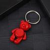 Portachiavi Ciondolo, Portachiavi Orso in Lega di Zinco con Arti Mobili, Portachiavi in Metallo Galvanizzato Resistente ai Graffi per Chiavi Borse Zaini Accessorio