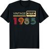 Vintage 1985 T Shirts for Unisex 41th Birthday Gifts for Unisex Dad Fathers Day Birthday Gifts for Husband Friend 1985 Tshirt
