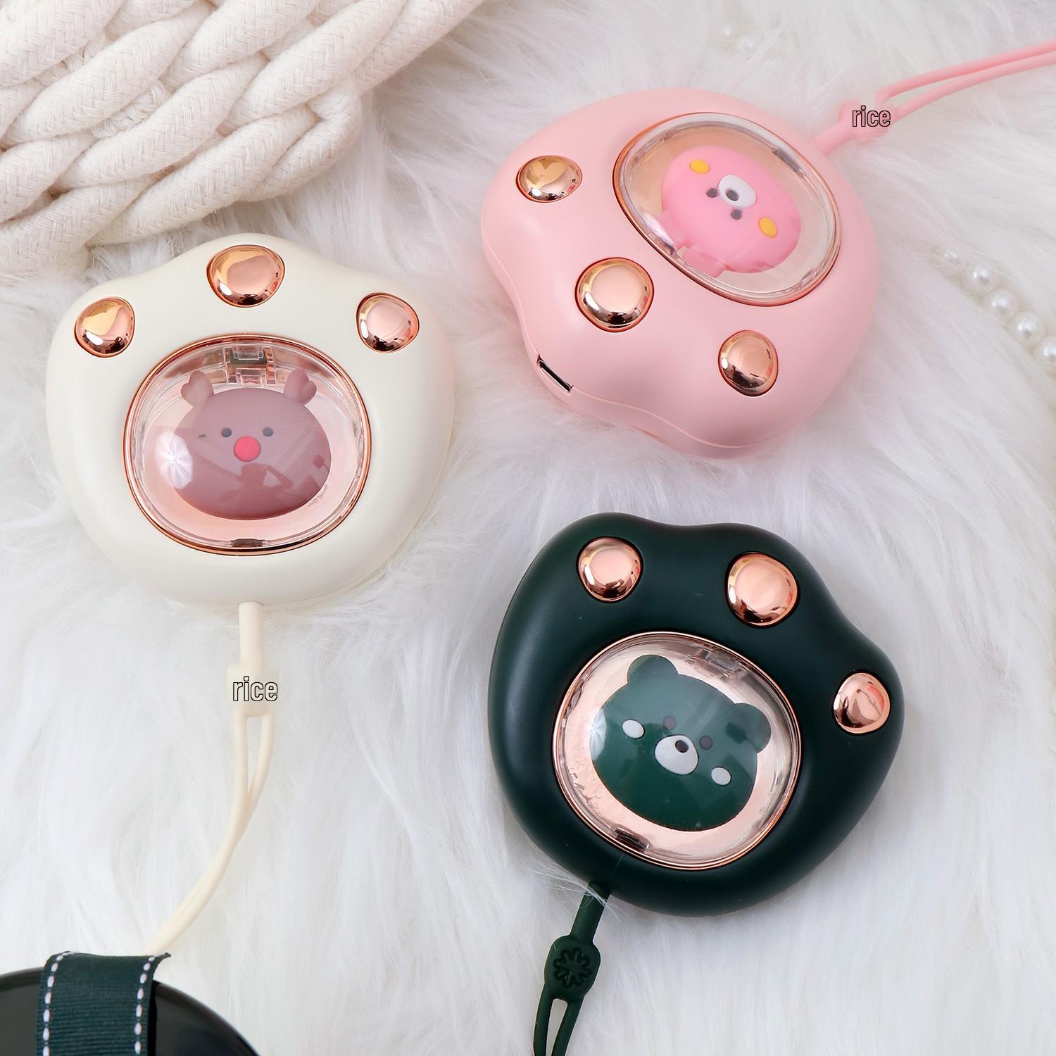 Portable USB Self-Heating Mini Hand Warmer - Perfect Gift for Girls 989