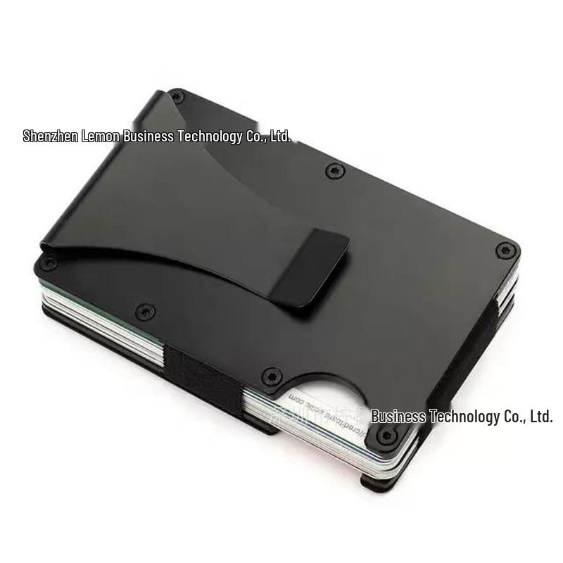 Apple MagSafe Compatible RFID Anti-Theft Metal Wallet with Strong Magnetic Card Holder