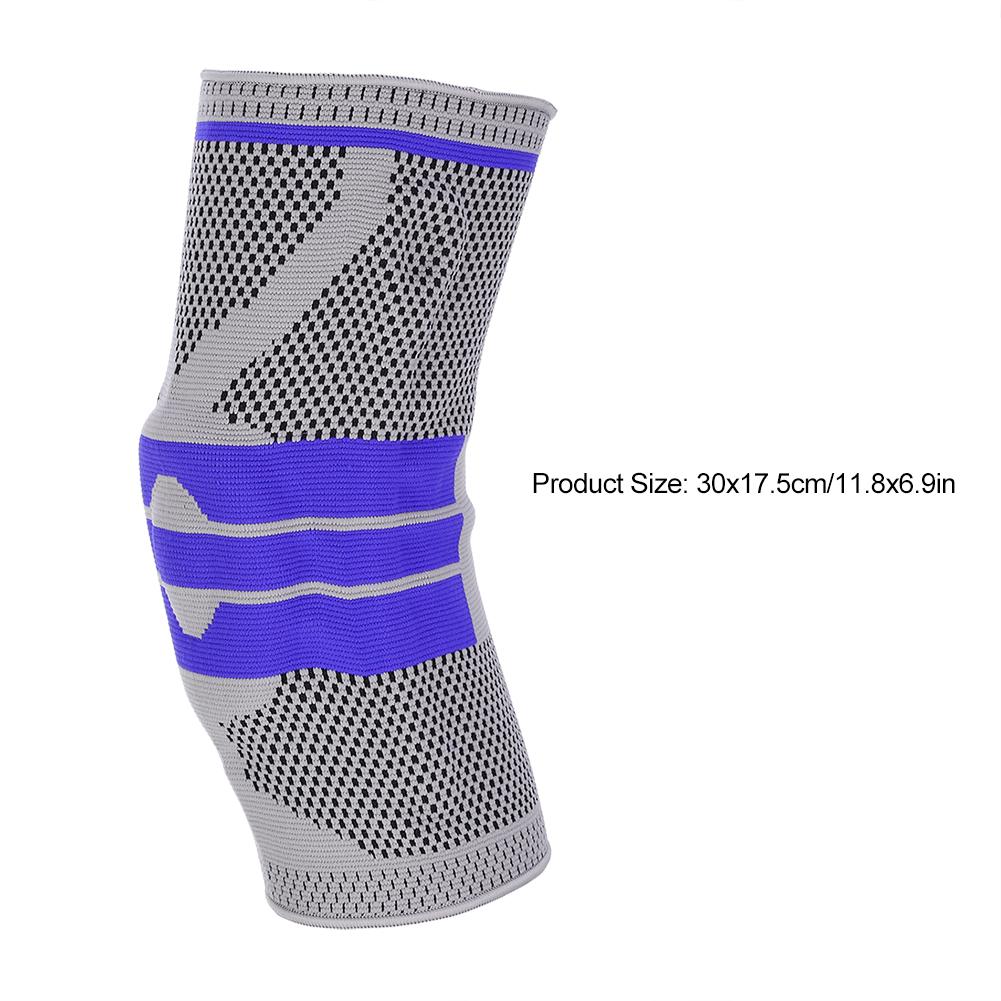 Summer Unisex Thin Ball Games Sports Kneecap Cycling Fitness Patella Protective Gear dark blue