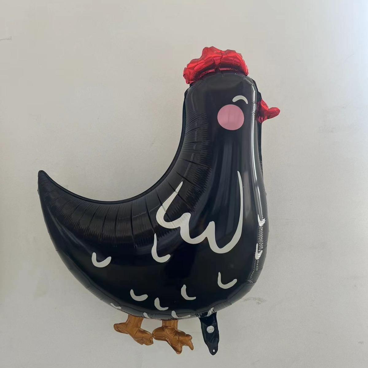 

Алюминиевая пленка воздушный шар вечеринка композиция день рождения кемпинг петух животное Cock White*50
