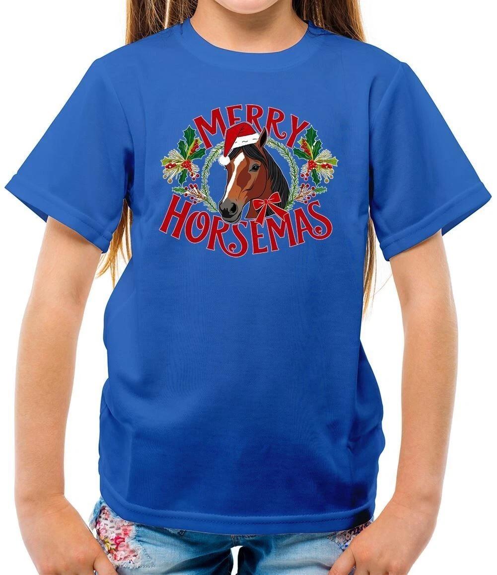 Merry Horsemas Christmas - Kids - Horse Ride Christmas Horse Love Riding 110