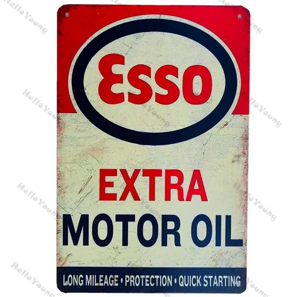 Racing Motor Oil Esso Camel Metal Wall Sculpture | Vintage Style,Halloween &Christmas Gift,Ideal for Garage/Club Wall Decor