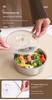 304 Stainless Steel Insulated Double-Layer Lunch Box with Portable Handle and Custom Logo