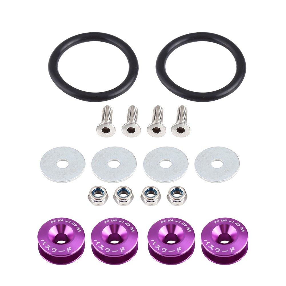 

Bumper Washer Aluminum Alloy Car Quick Release Fender 9 Colors 2.5 x 0.8 x 1cm фиолетовый