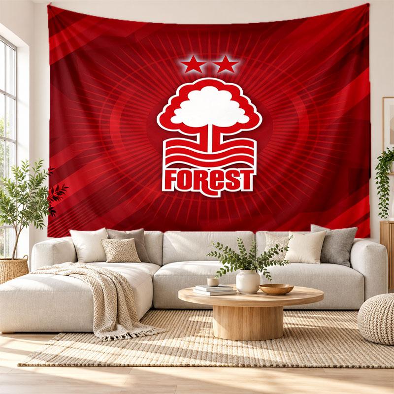 Nottingham Forest Wall Tapestry, Soft Fabric Wall Hanging, Decorative Backdrop For Bedroom Home Wall Art