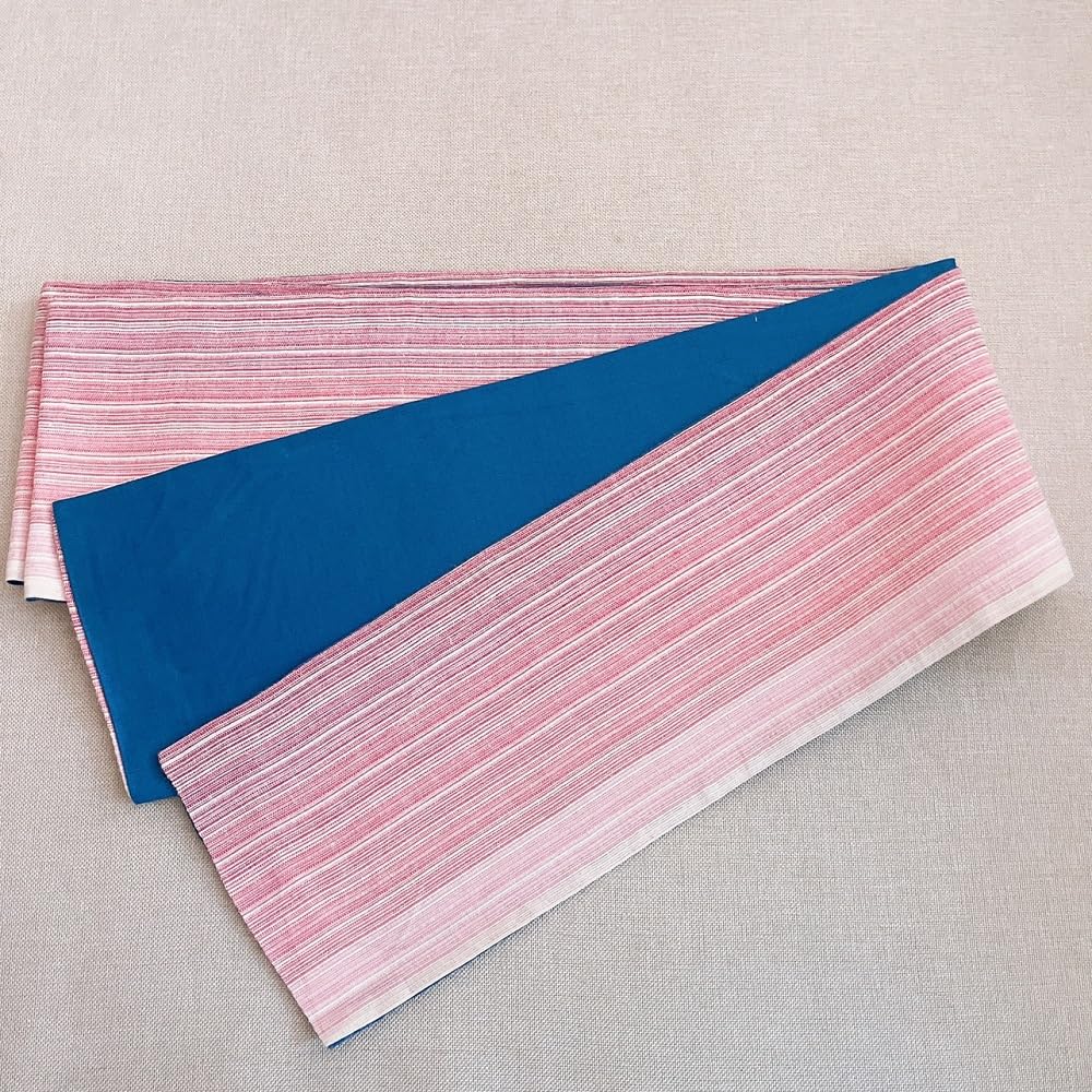 Obi Ancho Medio Obi Degradado Obi Yukata Obi Reversible Obi Hakama [Sovoak] Para Mujer (Uva)