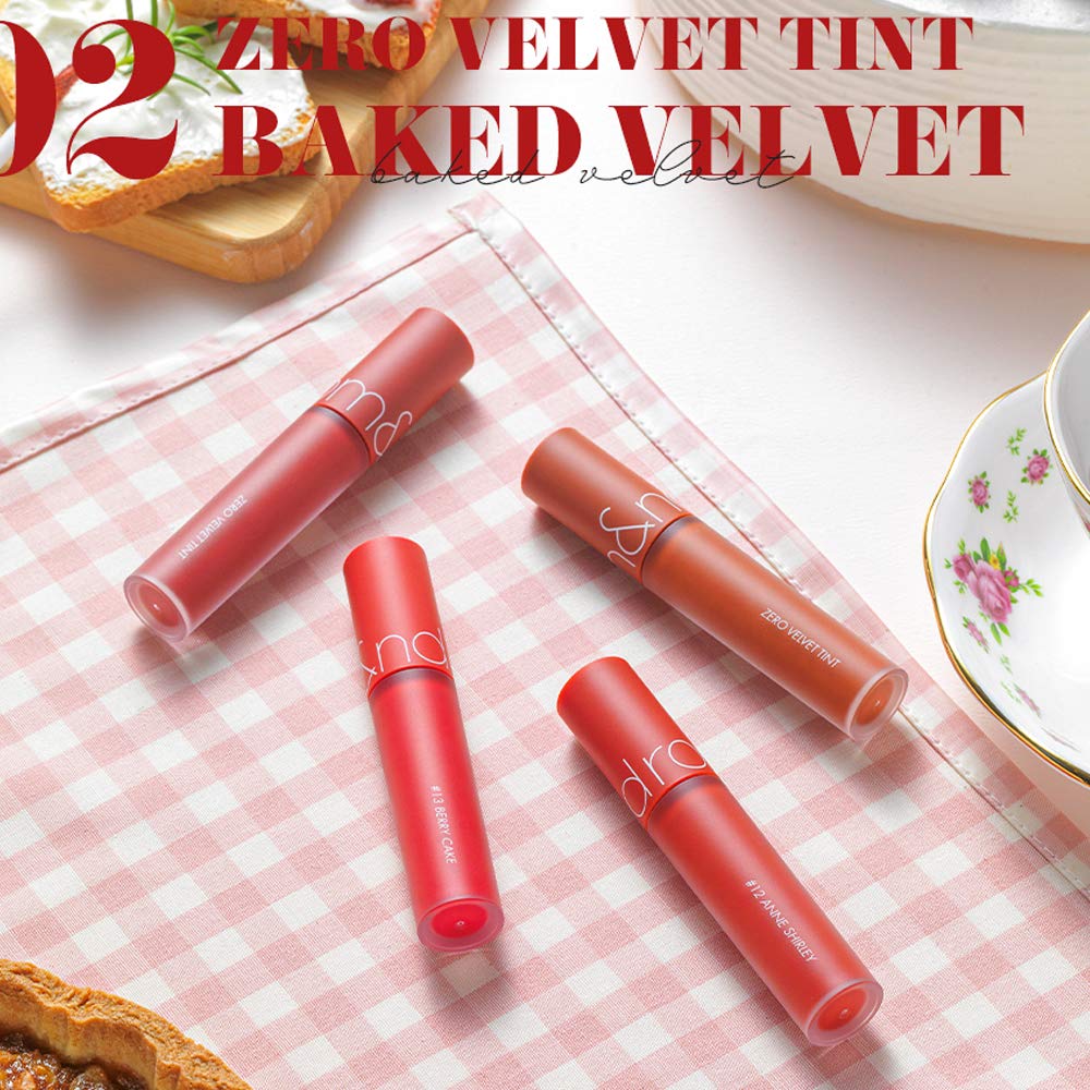 ZERO VELVET TINT Lipstick ZERO VELVET TINT Korean Cosmetics RUSK rom&nd rom&nd [Item] (15 RUSK)…