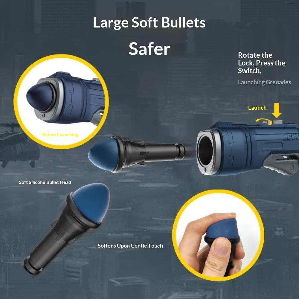 Assemble Able Multi Function Magnetic Power Gun Children's Educational DIY Assembly Combination Toy Gun for Boys and Girls
