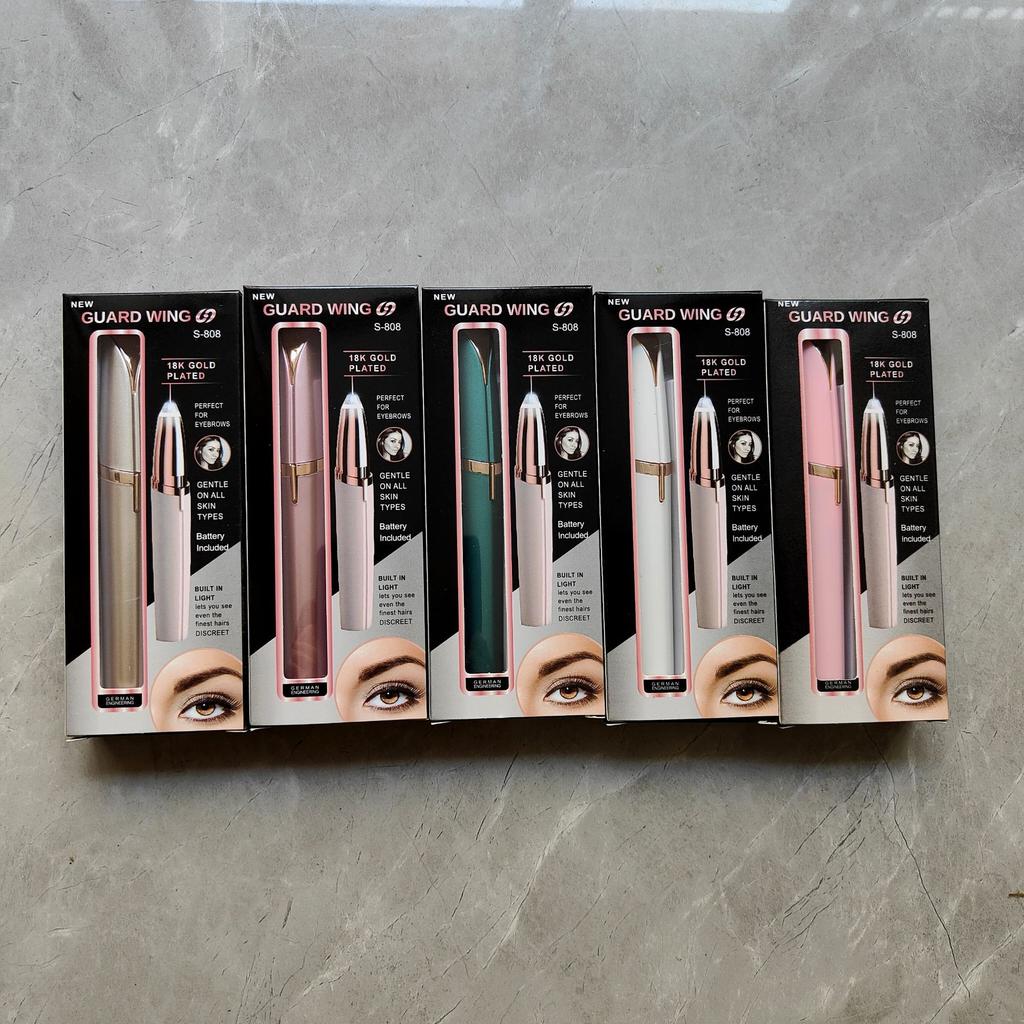 Womens Electric Eyebrow Trimmer Eye Brow Shaper Pencil Face Hair Remover for Women Automatic Eyebrow Shavers Pocketknife