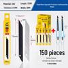 Woodpecker 9mm Craft Knife: 30-Degree Pointed Blade for Film & Wallpaper.