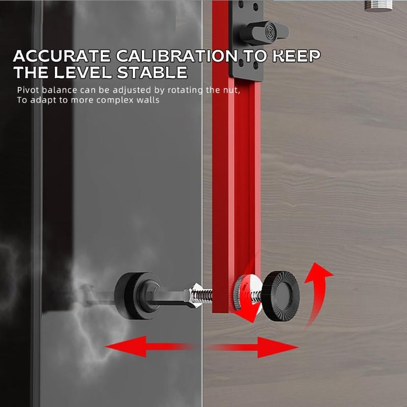 Soporte Colgante para Nivel Láser Soporte Elevador para Láser Soporte de Montaje en Pared para Nivel Piezas de Repuesto Fácil de Instalar