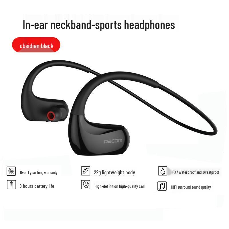

Wireless Sports In-Ear Bluetooth Headphones with Long Battery Life, Waterproof & Sweatproof, Stable Fit
