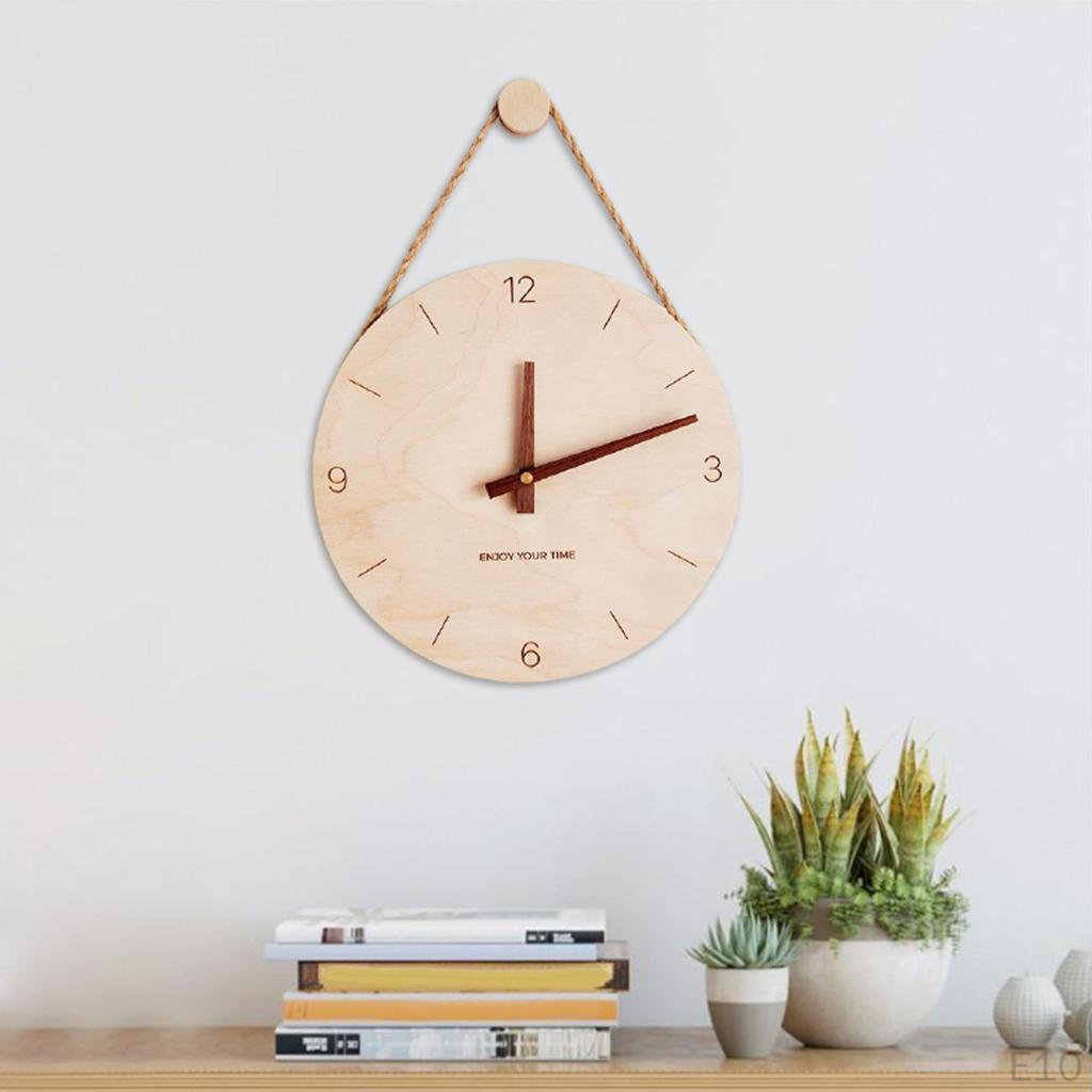 Decorative Wall Non-Ticking Digital Battery Operated Round Easy to Read /Office/