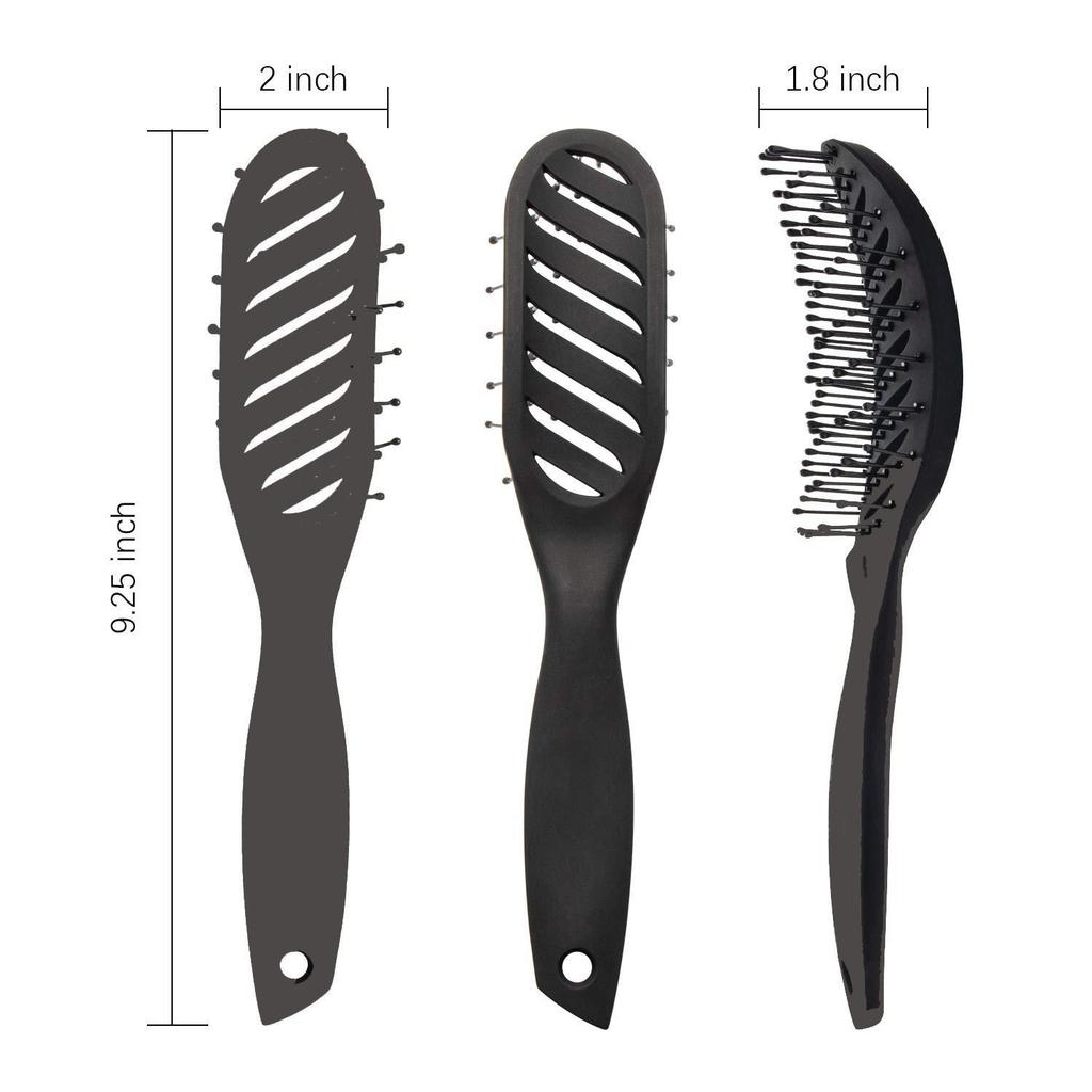 Fluffy High Crown Hairbrush & Styling Comb for Ladies