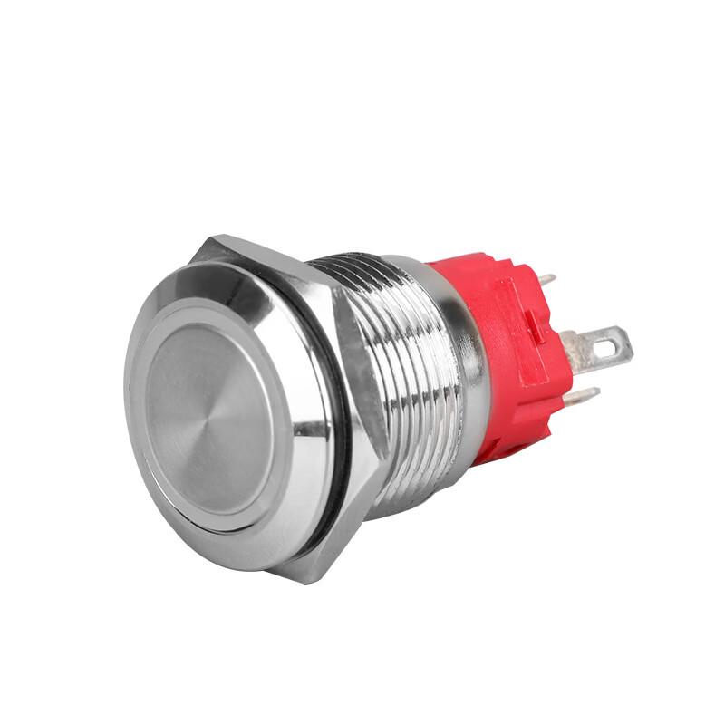 

Zhuochi 16mm Momentary Metal Push Button Switch with Ring LED (5-Pack) CN plug (adapter included)