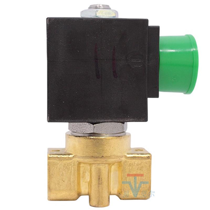 110V Miniature Direct Acting Brass Solenoid Valve, Normally Open, Two-Way, Threaded, 21A3ZB15D DN6, Italy