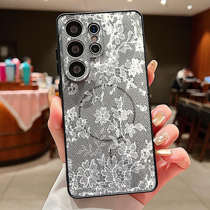 Vintage Totem Pattern Magnetic Phone Case For Samsung Galaxy S26 S25 S24 Ultra S25 S23 FE A57 A56 A37 A17 A55 A26 A36 A35 Cover