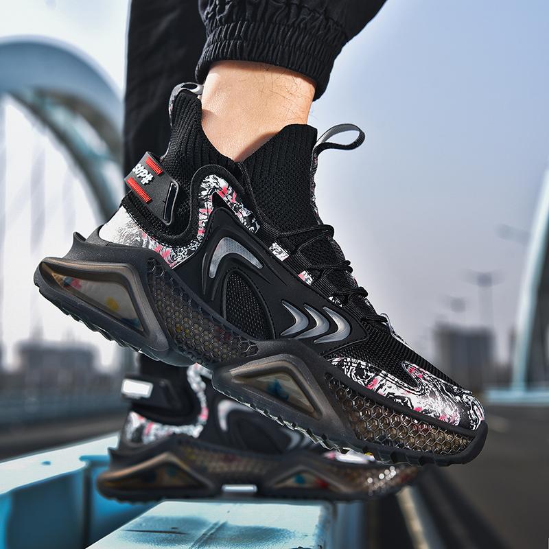 Sko Herre Joggesko Herre Uformelle Herre Sko Tenis Luksus Sko Trener Race Pustende Sko Mote Loafers Løpesko til menn