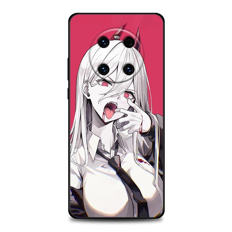 

Чехол для телефона ChainSaw Man Girl Anime для Huawei Mate 10 20 40 40Rs Y6 Y7 Y7a Y8s Y8p Y9a Enjoy 20e 2019 Lite Pro Plus черный чехол Huawei Enjoy 20e