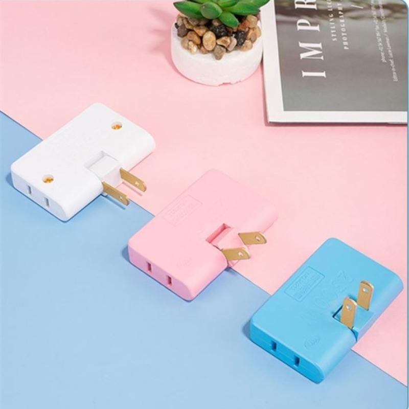 1/2/3/5 PCS One to Three 180-degree Multi-function Two-hole Ultra-thin Conversion Rotating Socket