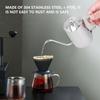 350ml Capacity Pour Over Coffee Pot Scratch Resistance Gooseneck Coffee Kettle  Pour Over Brewing